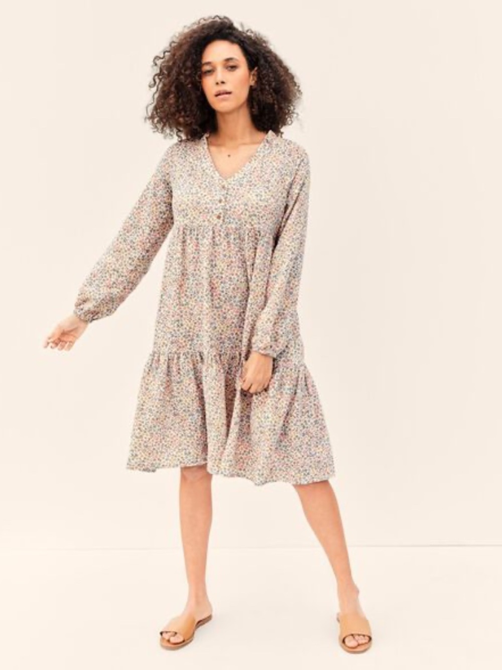 Women floral dress maternity/nursing - Picture 7 of 7